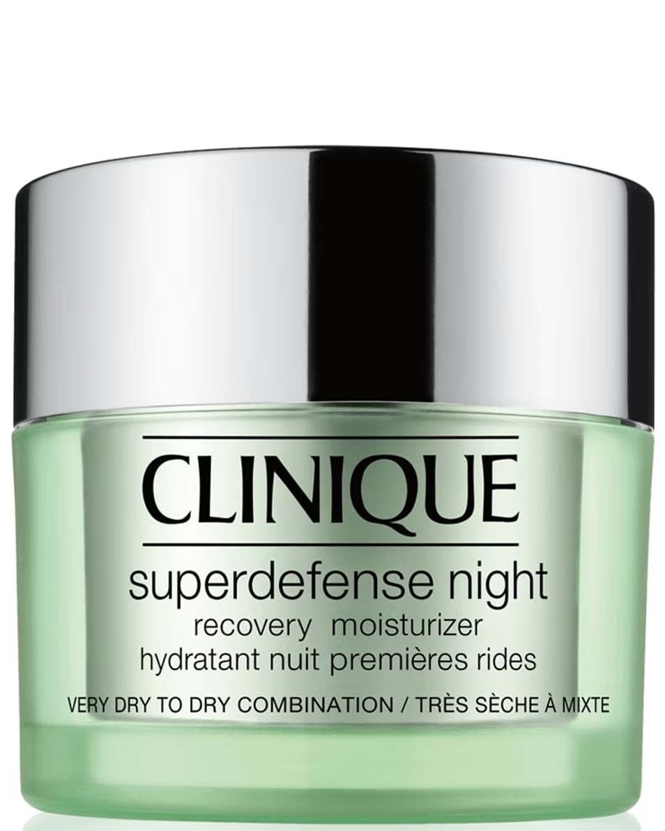 CLINIQUE SUPERDEFENSE™ CREMĂ DE NOAPTE HIDRATANTĂ DE NOAPTE - ANTI-ÎMBĂTRÂNIRE - TEN FOARTE USCAT SAU MIXT