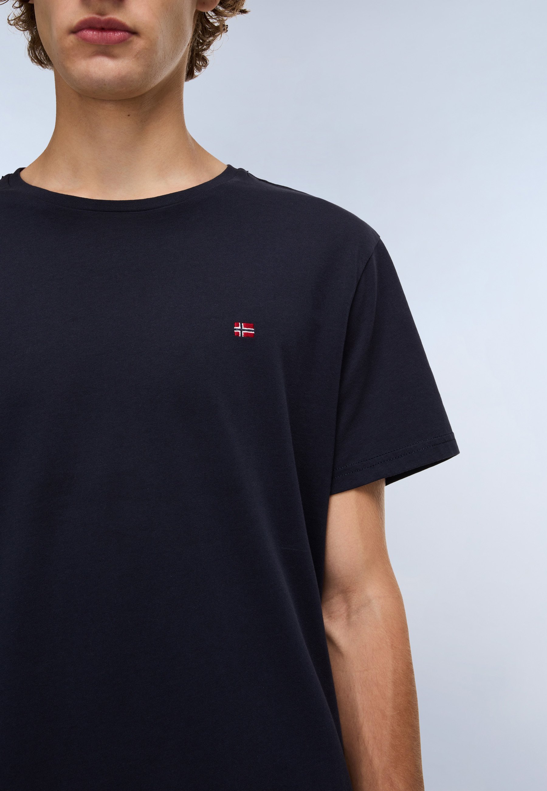Napapijri HALLS - Basic T-shirt - Marineblauw