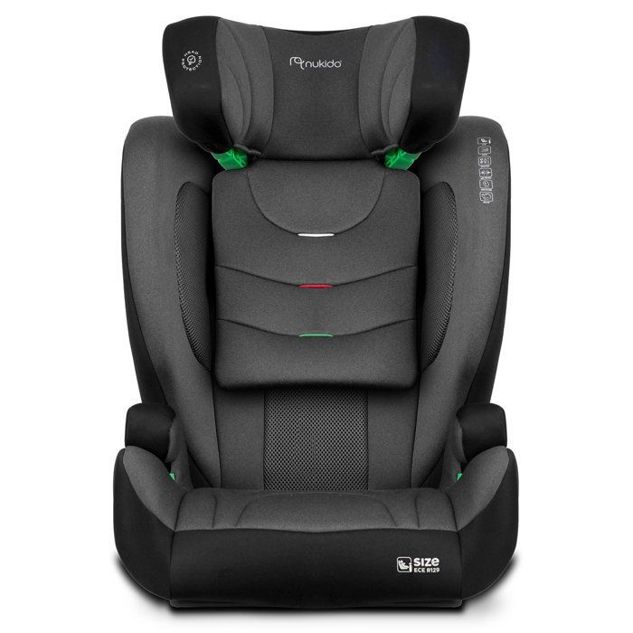 Silla de coche reclinable ISOFIX - JANSHOP - 15-36 kg - i-Size - Reposacabezas ajustable en 12 posiciones