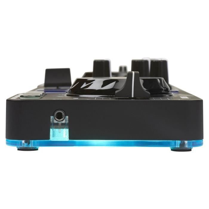 Controlador de DJ portátil HERCULES DJ STARLIGHT - 2 decks - 8 pads - Placa de som integrada - Serato DJ Lite incluído
