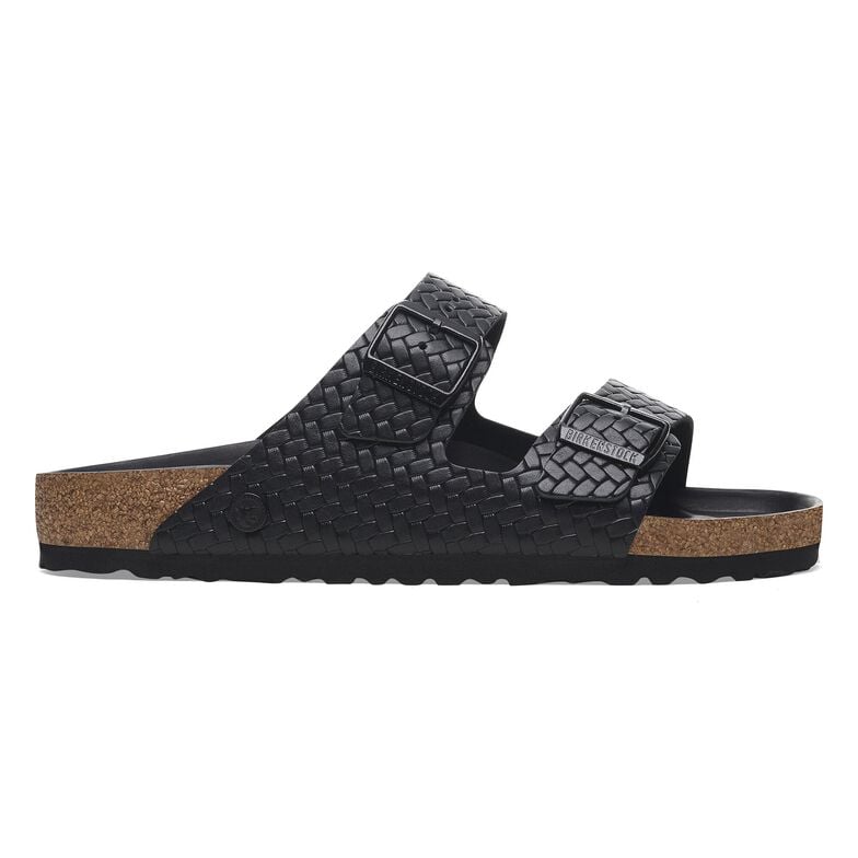 Arizona Rivet Logo Pelle naturale - Woven Embossed Black Woven Embossed Black