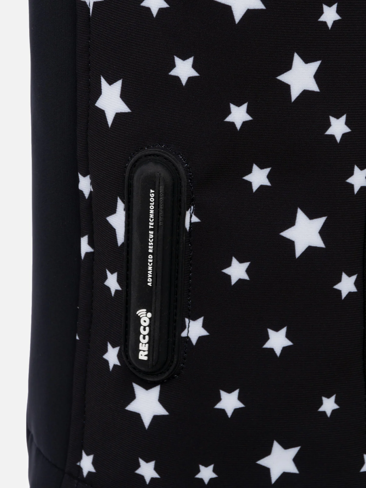 Traje de esquí para mujer Garmisch con estampado de estrellas y tecnología RECCO®.