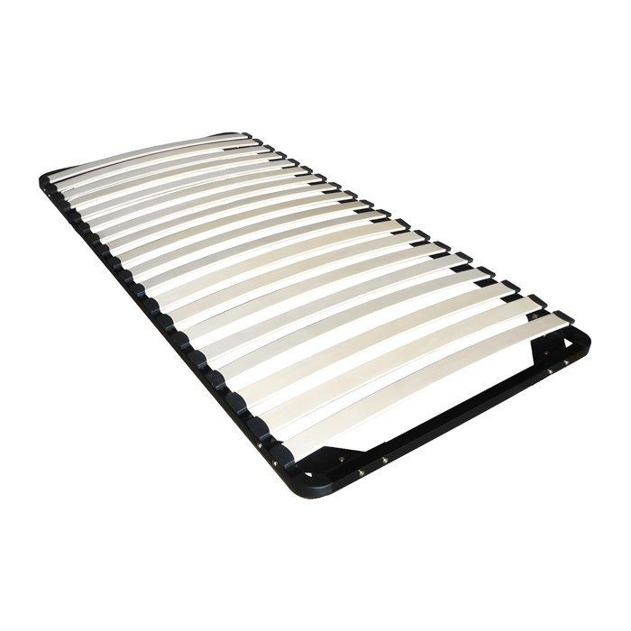 Estructura de cama de láminas - SOLO EN OFERTA - 90x200cm - 19 láminas - Negra