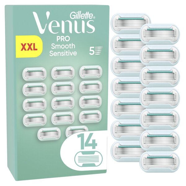 Aparate de ras Gillette Venus Pro Smooth Sensitive pentru buric<br>14 bucăți