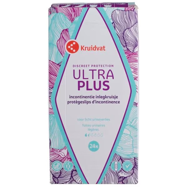 Kruidvat Discreet Protection Ultra Plus dnevni ulošci za inkontinenciju<br>24 komada