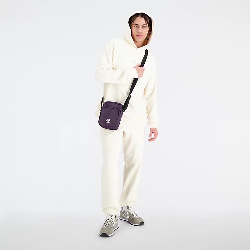 Hanorac sport pentru bărbați din fleece liniar - GREIGE