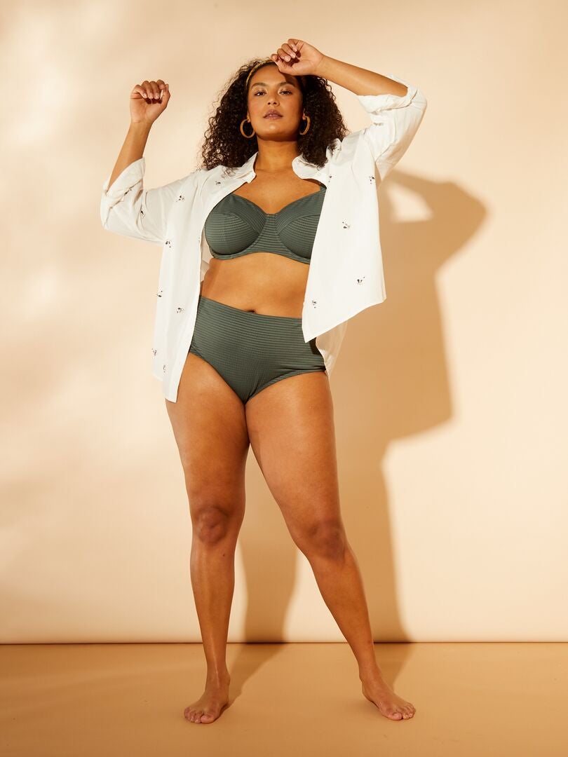 Balconette bikinitop - GROEN
