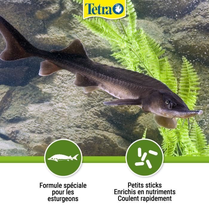 Palitos Tetra para esturión de estanque - Alimento completo para esturión de estanque 1 L