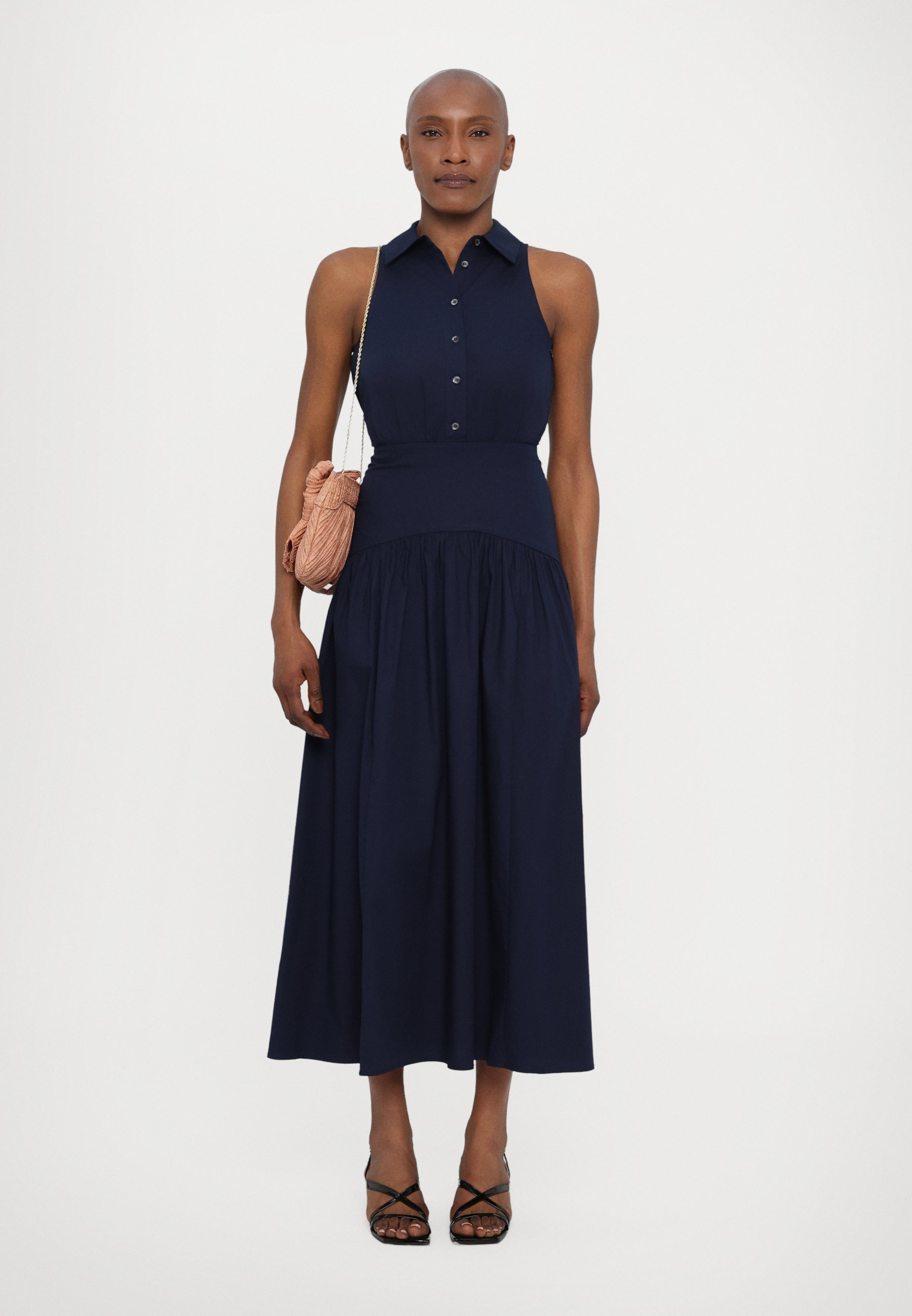 STAUD ROMY JURK - Overhemdjurk - marineblauw