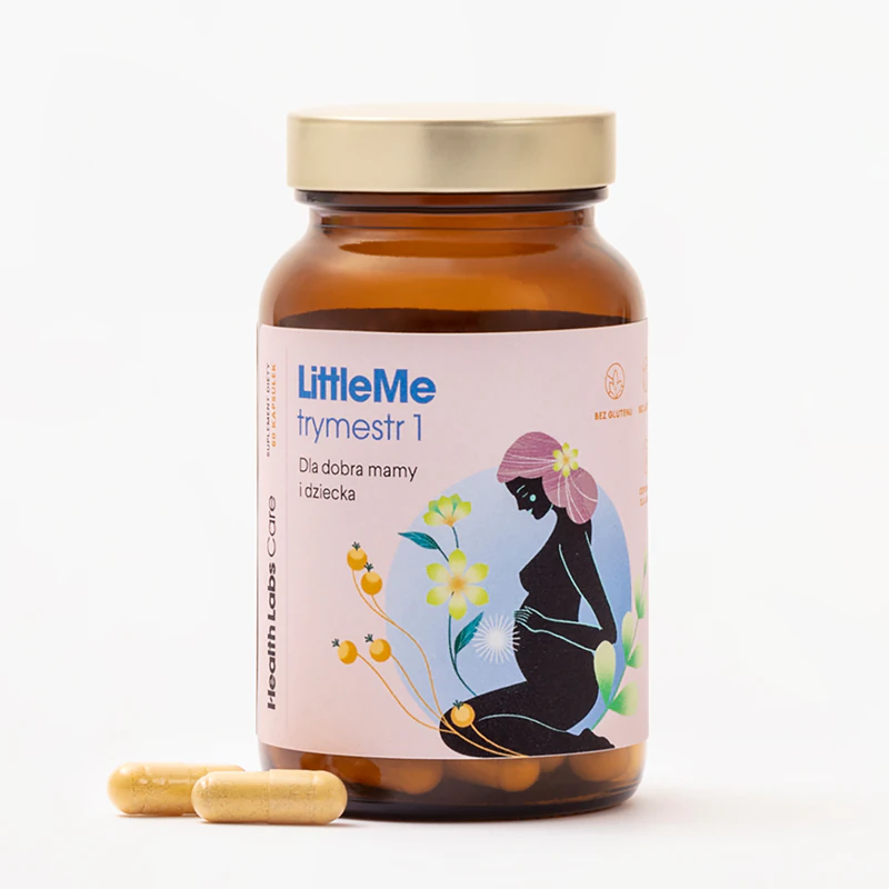 Kapsuly s výživovým doplnkom Health Labs Care Littleme Trimester 1 na plánovanie tehotenstva