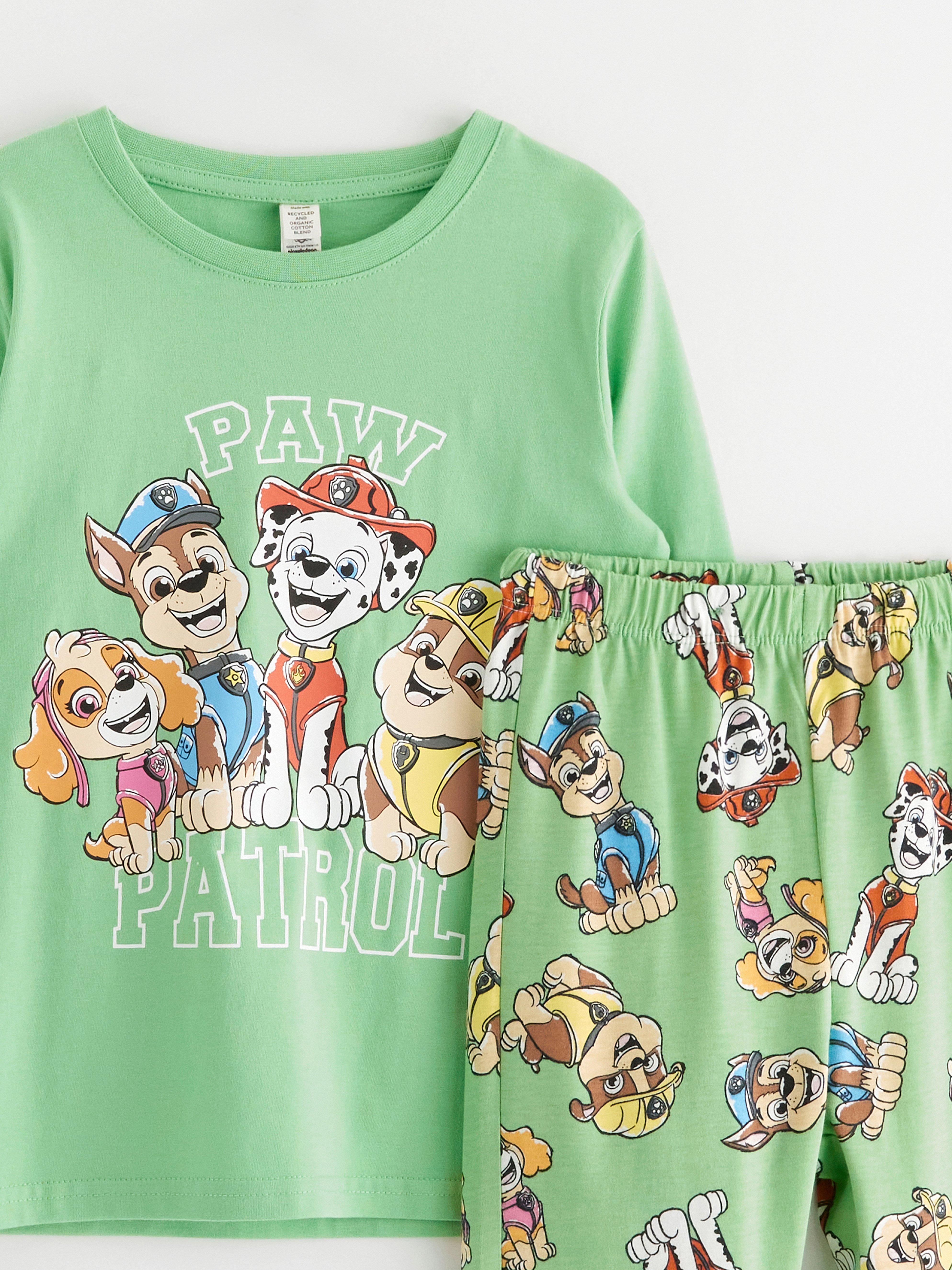 Pyžamo Tlapková patrola zelené