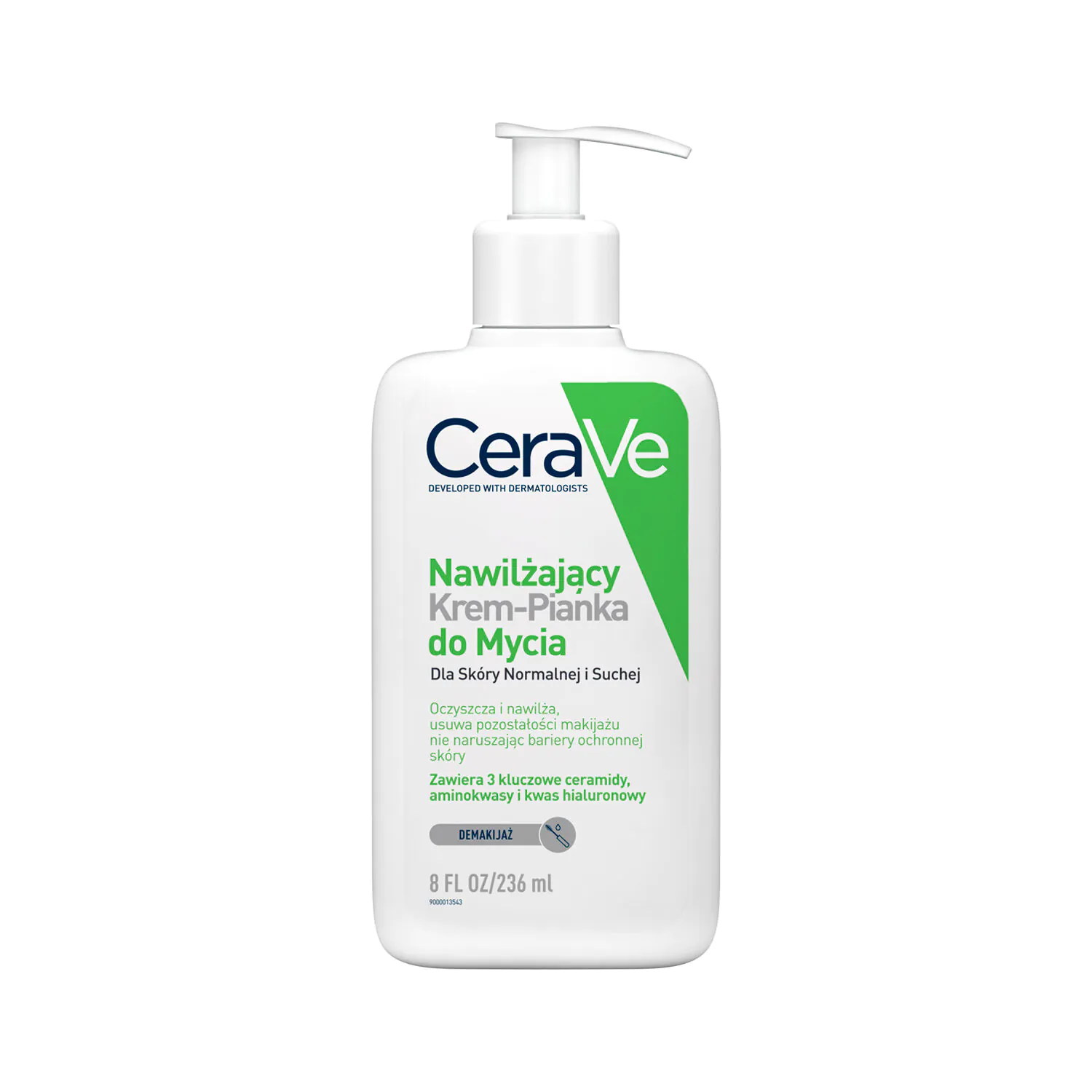 CeraVe Nawilżający krem-pianka do mycia do skóry normalnej i suchej 236 ml