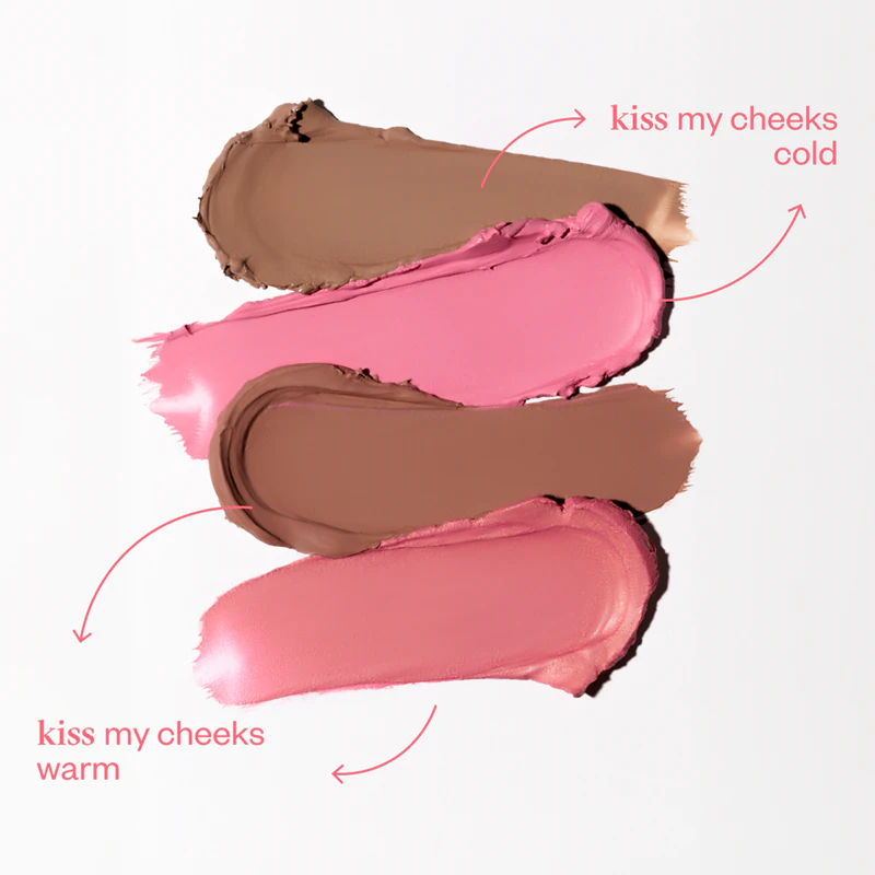 Paleta kontúrovacích očných tieňov Paese Kiss My Cheeks, studená
