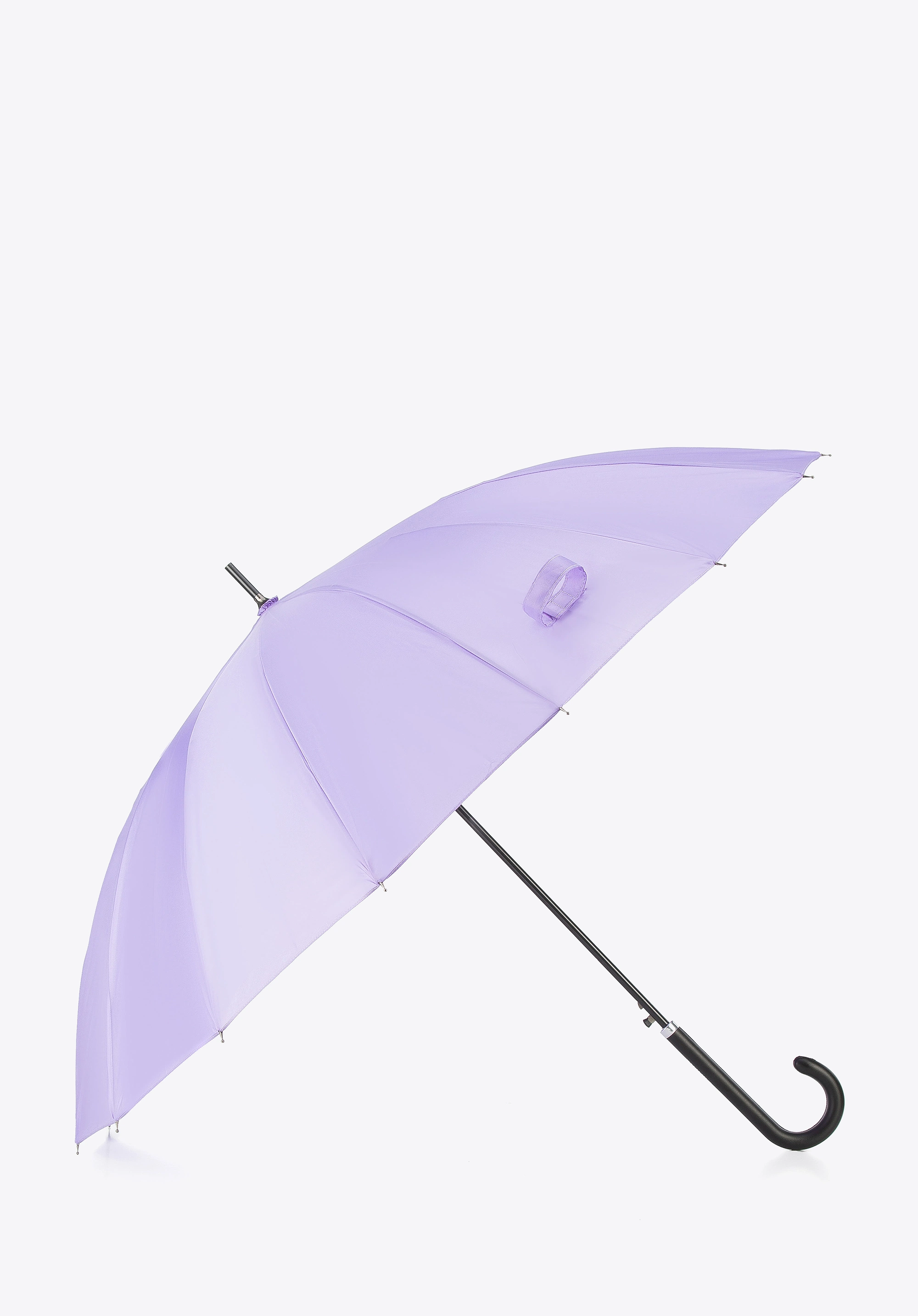 Parasol półautomatyczny szeroki jasny fiolet