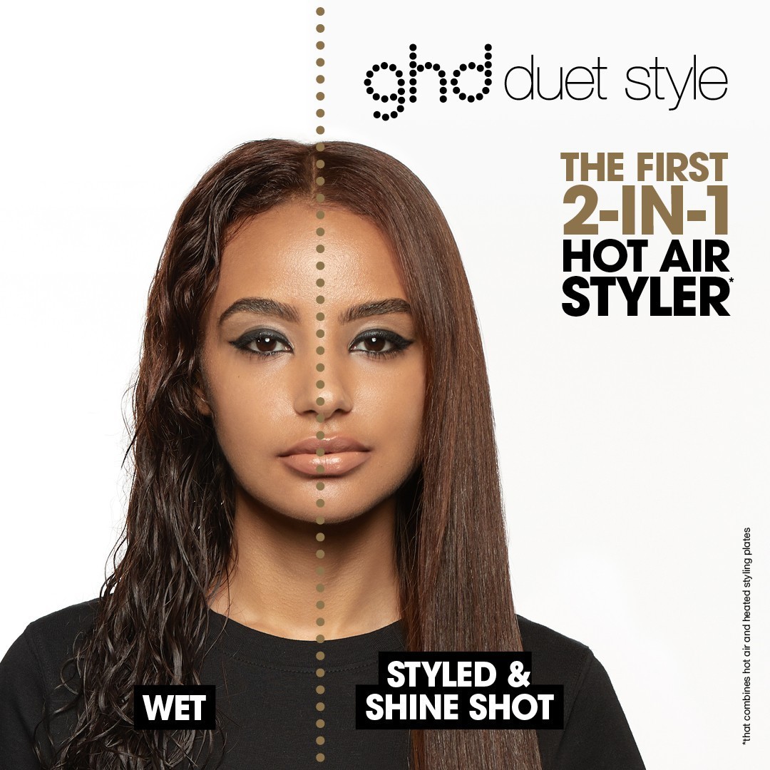 ghd Styling Tools Iced Luxe Collection Duet Style Professional 2-v-1 teplovzdušný stylingový strojček – 1 kus