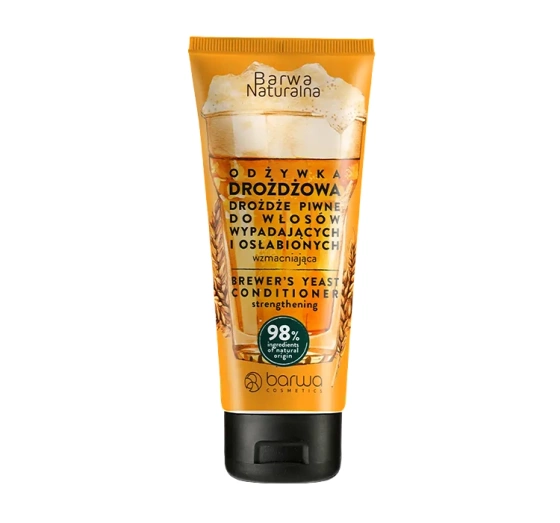 Barwa Naturalna drożdżowa odżywka do włosów wypadających i osłabionych 200 ml