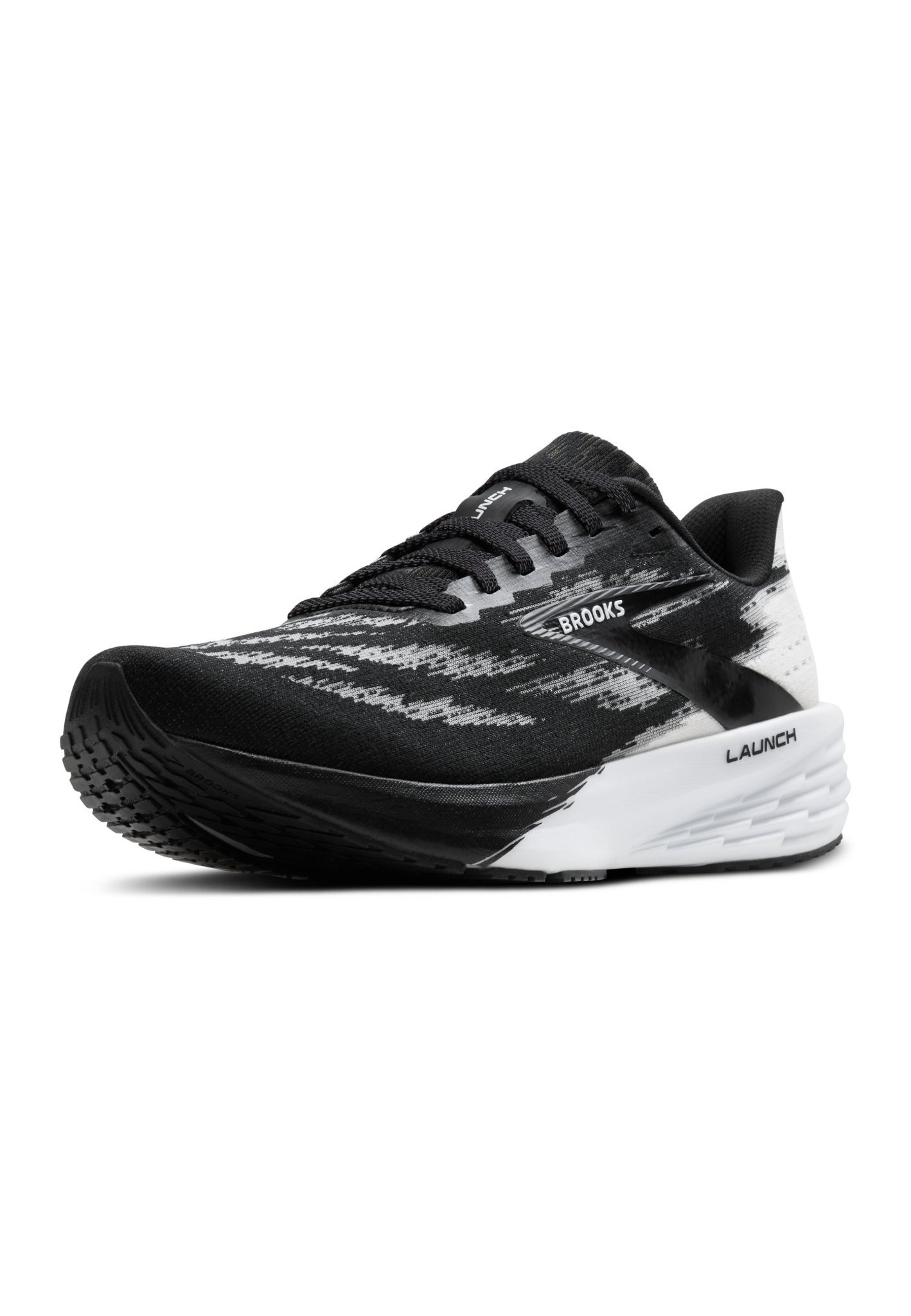 Brooks LAUNCH 11 - Scarpe da corsa su strada - nero bianco