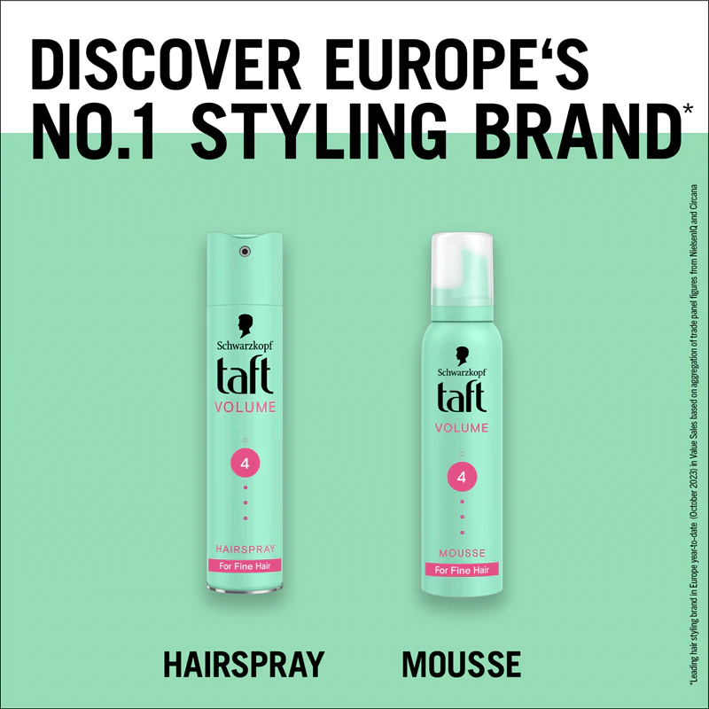 Schwarzkopf Taft Volumen-Haarmousse für mehr Volumen