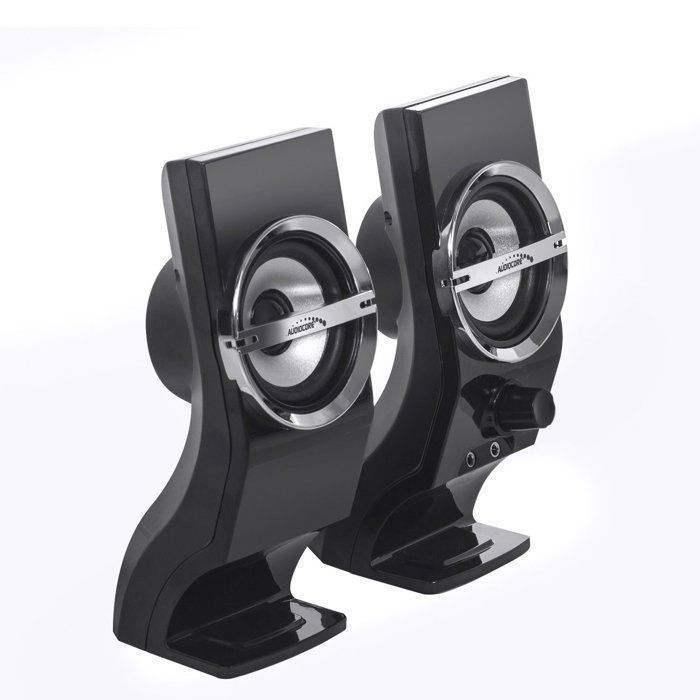 Haut-parleurs d'ordinateur 6W USB Audiocore AC805 noir