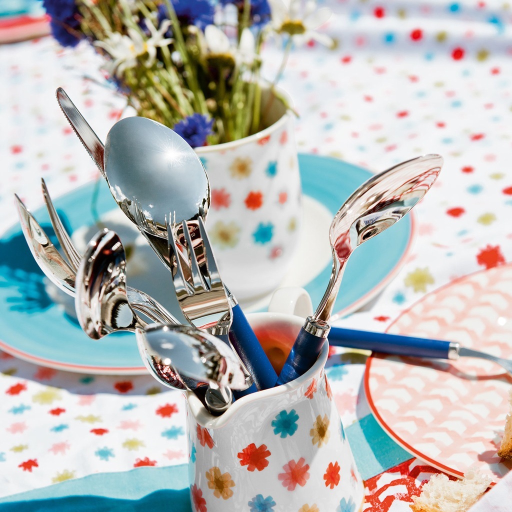 „Villeroy & Boch“ stalo įrankių rinkinys, kasetė, 30 dalių, spalva: „Play! Blue Ocean“ – 1 dalis