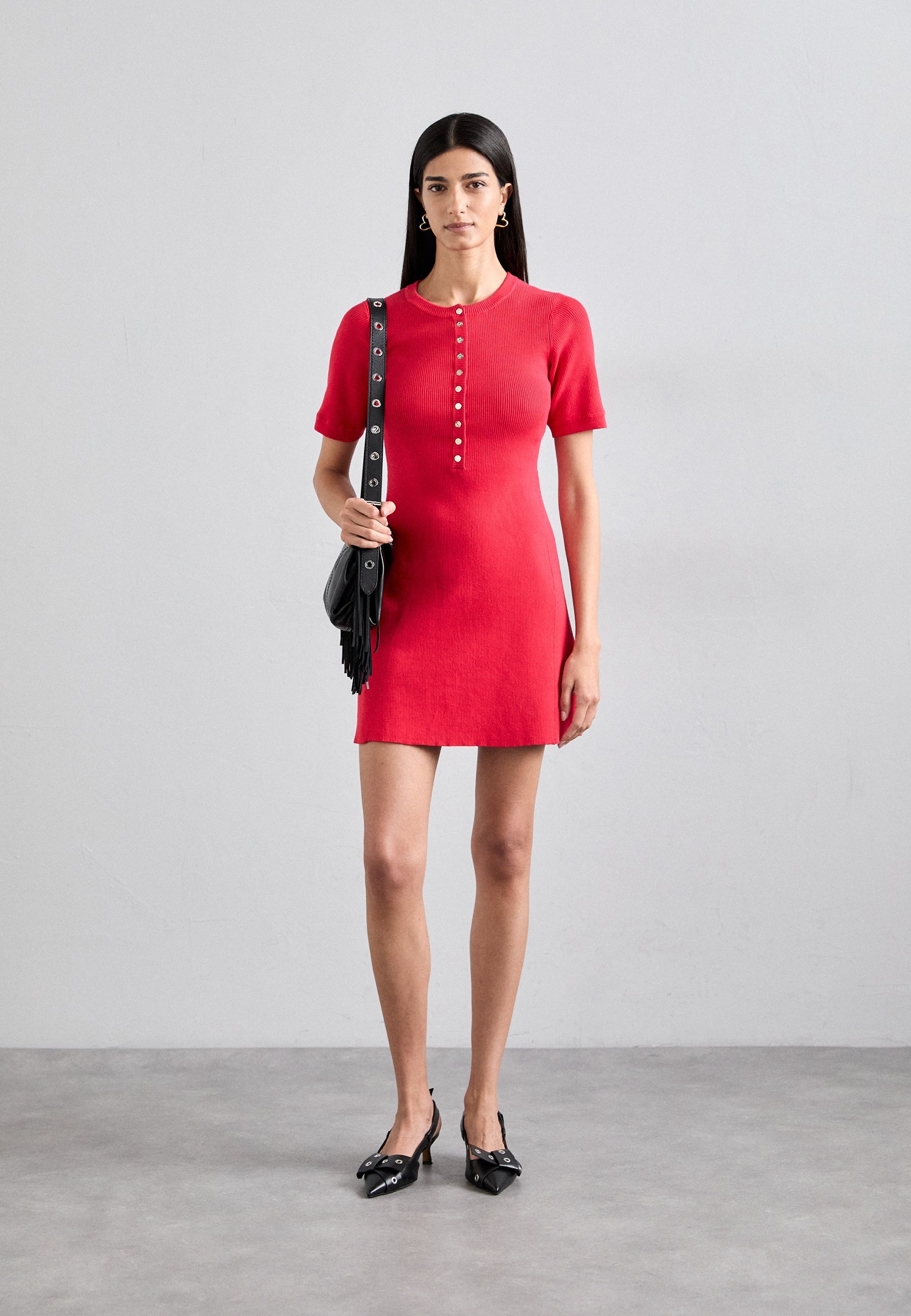 Maje ROSALIA - Jumper dress - rouge