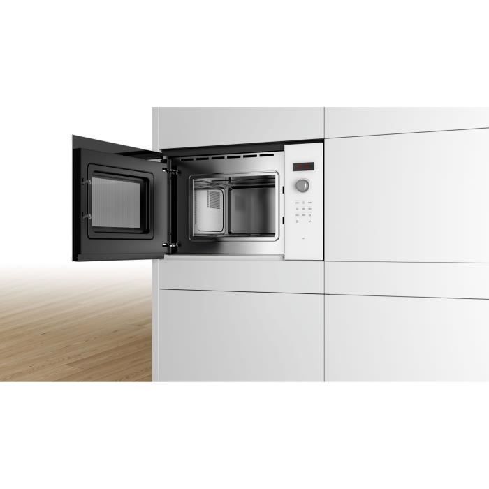 Forno a microonde da incasso - BOSCH SER4 - BFL523MW1F - Bianco - 59,4 x 31,7 x 38,2 cm