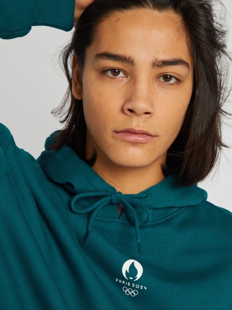 Parijs 2024 Fleece Hoodie - GROEN
