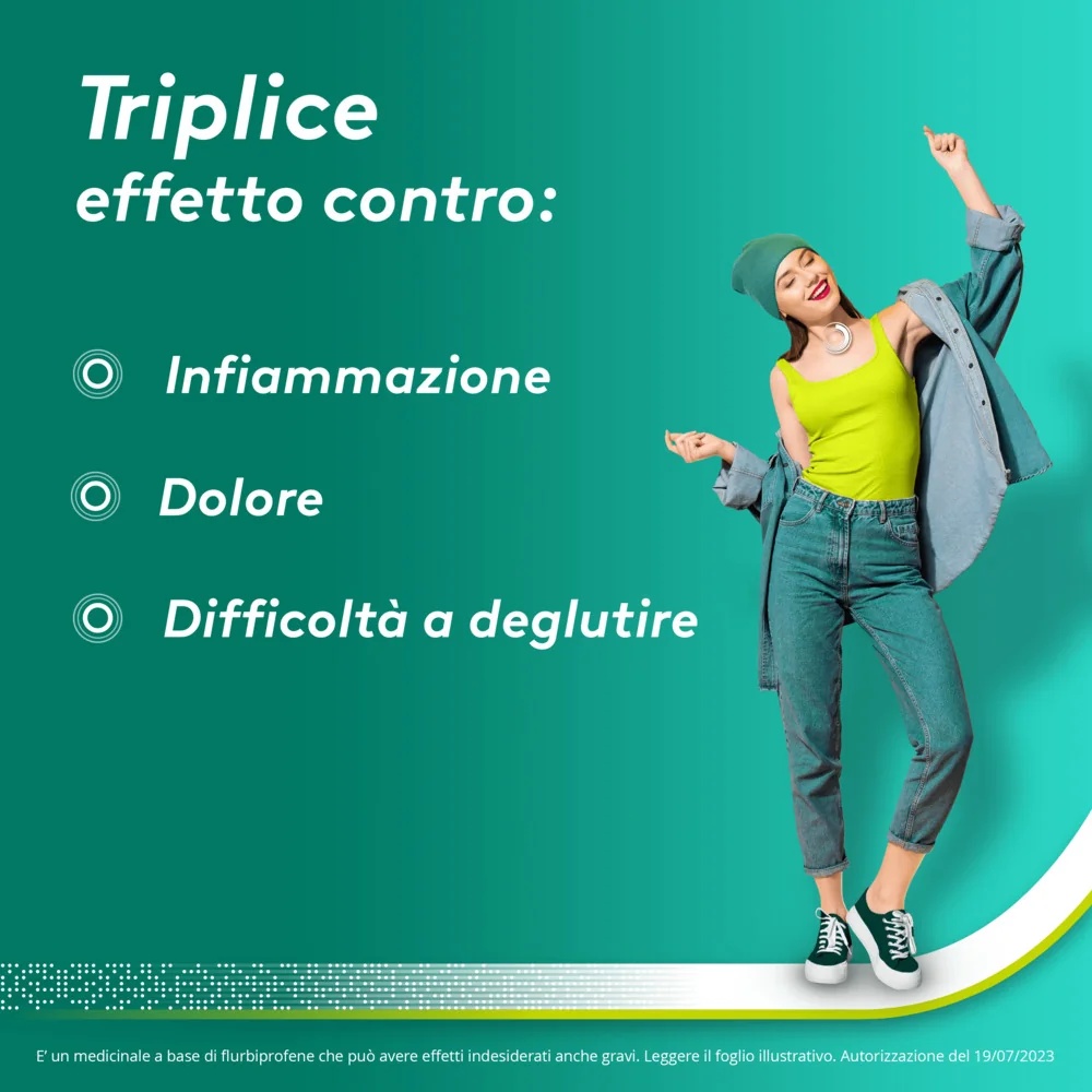 ASPIRINE Aspi Gola Anti-inflammatoire 16 bonbons miel-citron pour le mal de gorge