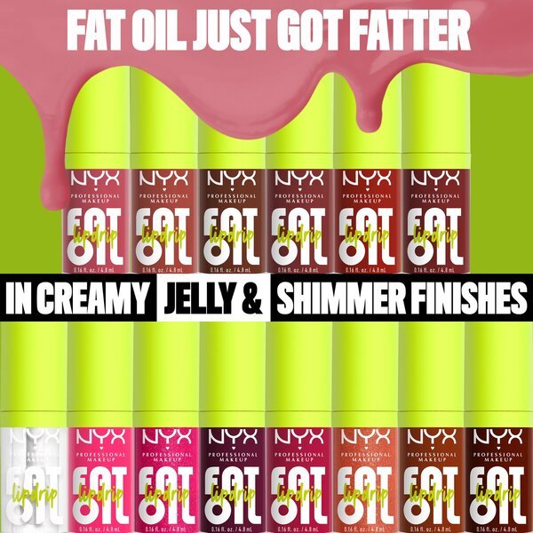 NYX Professional Makeup 13 Losin' Control Fat Oil Lip Drip Lipolié 4,8 ml
