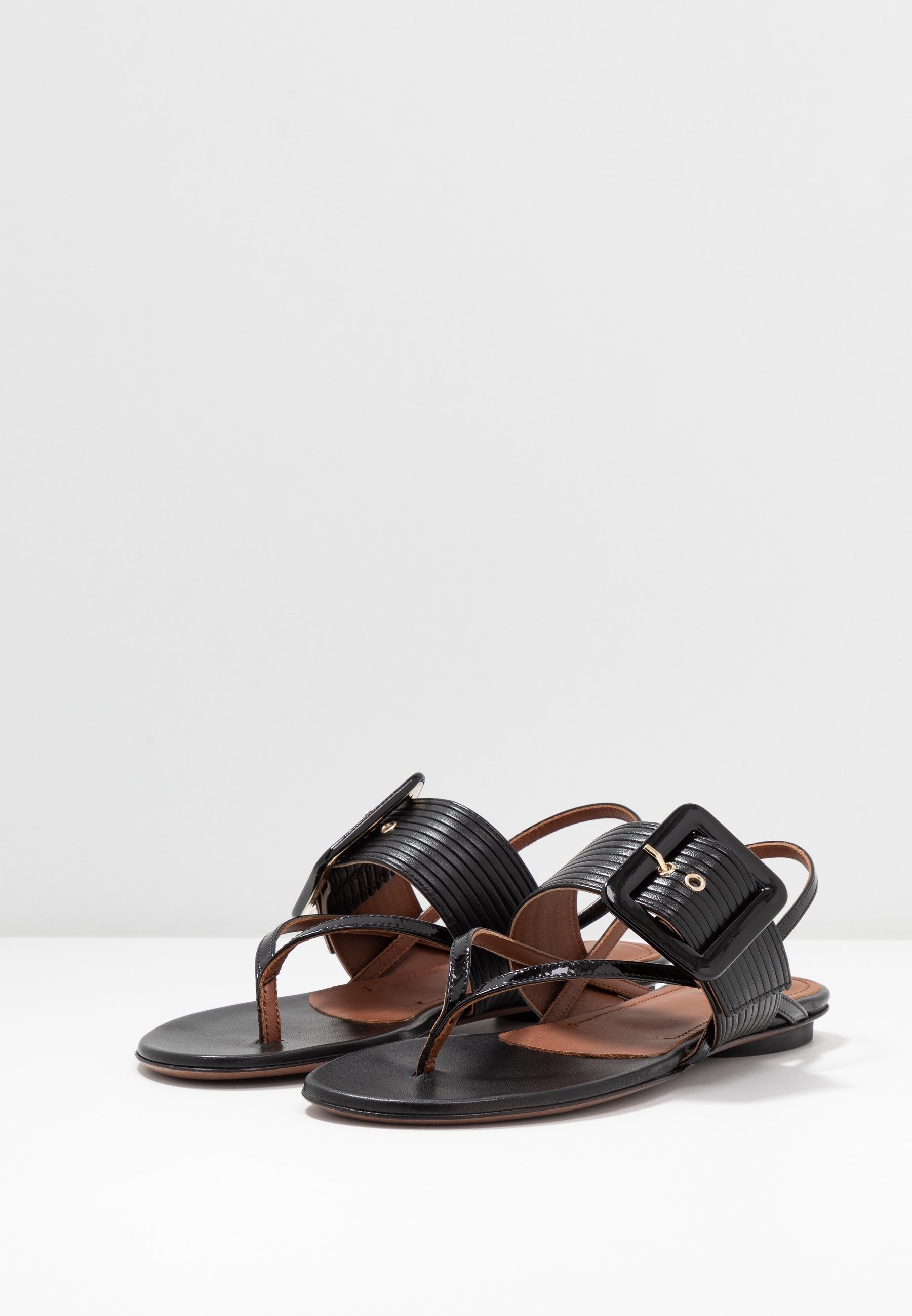 L'Autre Chose T-bar sandalen - zwart