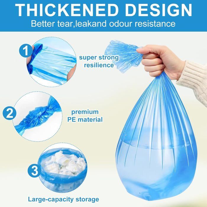 Bolsas de recambio para pañales de 12 piezas, 4,5 m de gran capacidad, compatibles con Tommee Tippee y Angelcare.