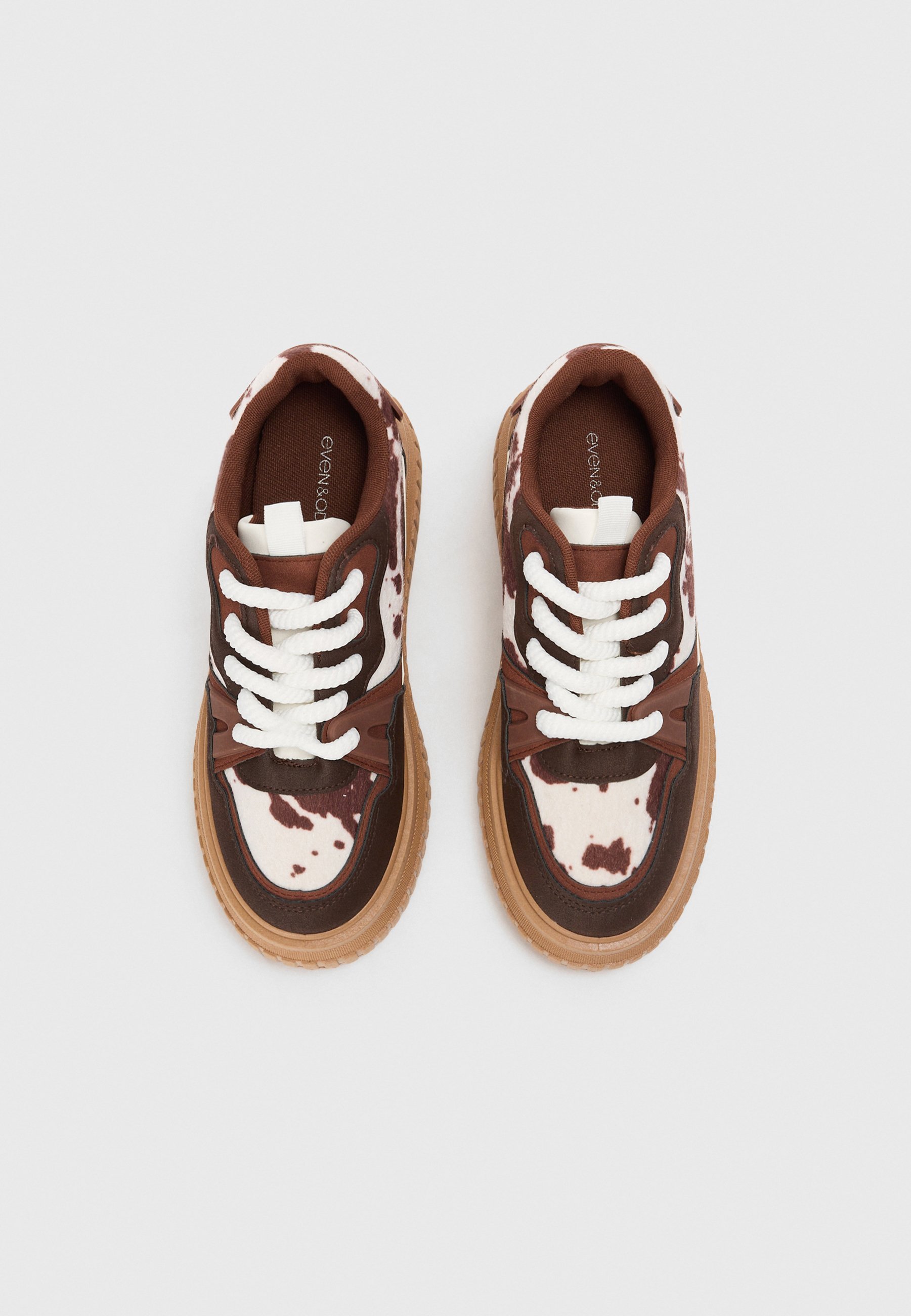 Scarpe da ginnastica Even&Odd - bianco/marrone