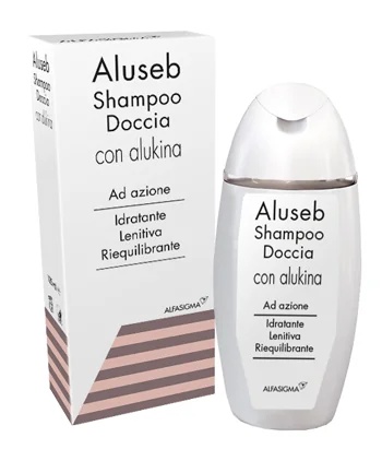 Shampooing Aluseb à l'aluquina, apaisant et régénérateur pour la dermatite séborrhéique, 125 ml