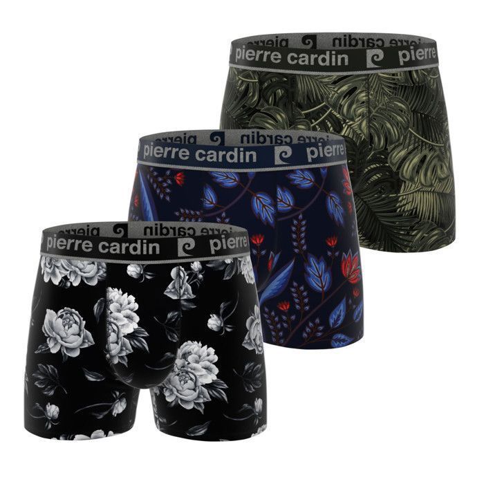 Pierrecardin Men's Boxer Shorts - Blue (Pack of 3)