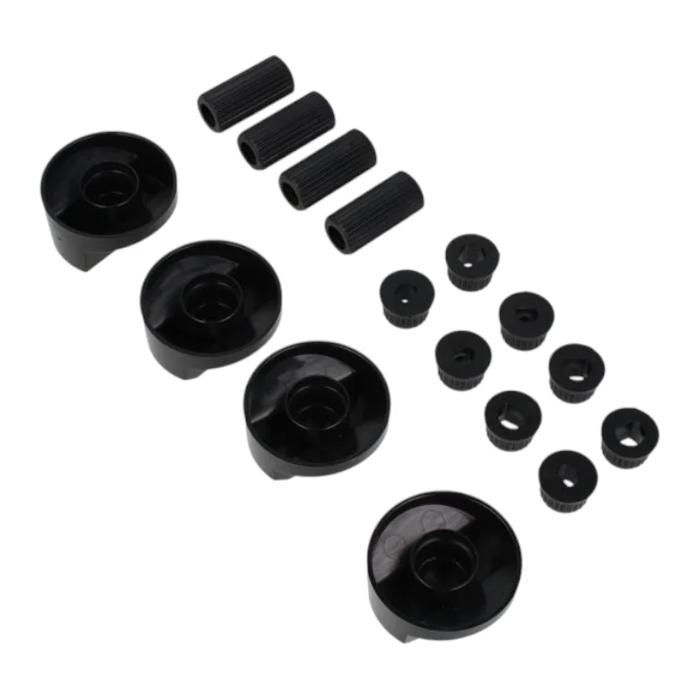 Bouton universel noir multi-axes par 4 - Cuisiniere Divers - Boutons