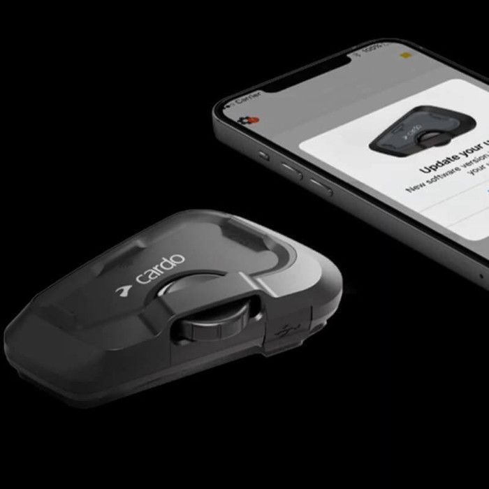 Intercomunicador Bluetooth Cardo Freecom 4X Duo - 2 módulos - À prova d'água - Som JBL de alta definição