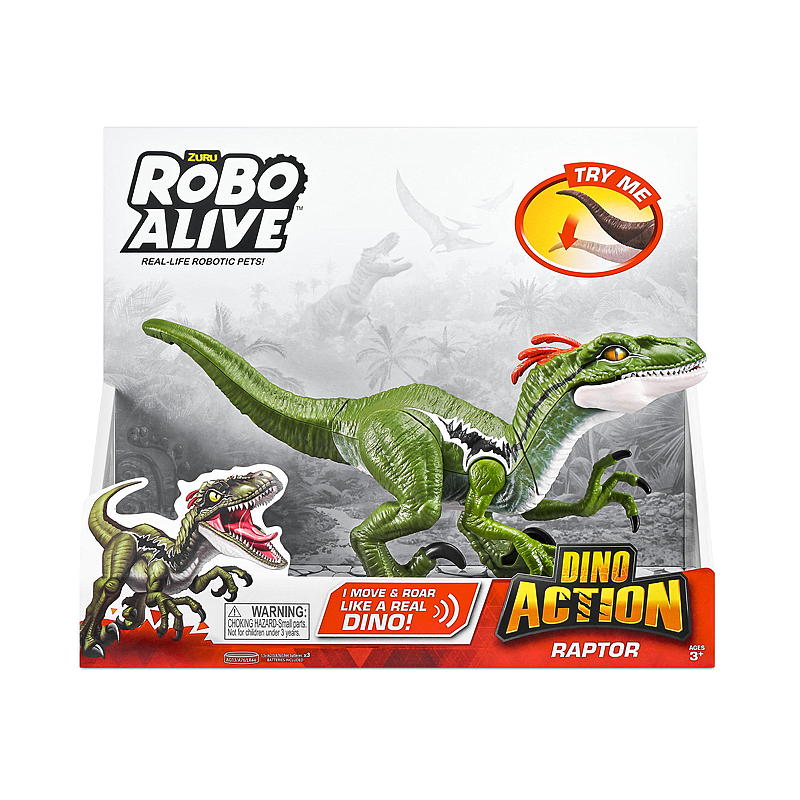 Robo Alive Dino Action Raptor, Robo Alive