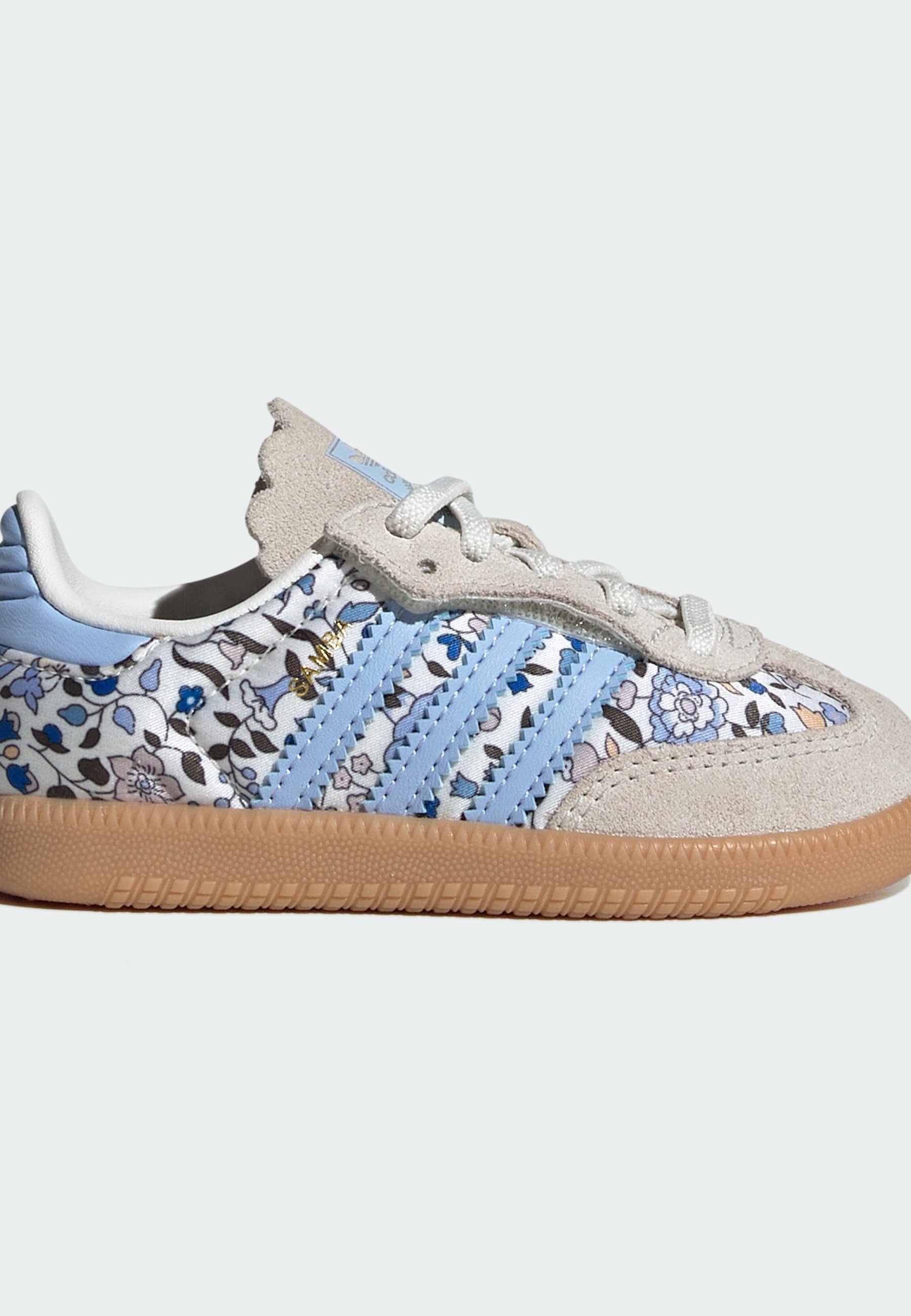 adidas Originals babyschoenen - blauw off white gum