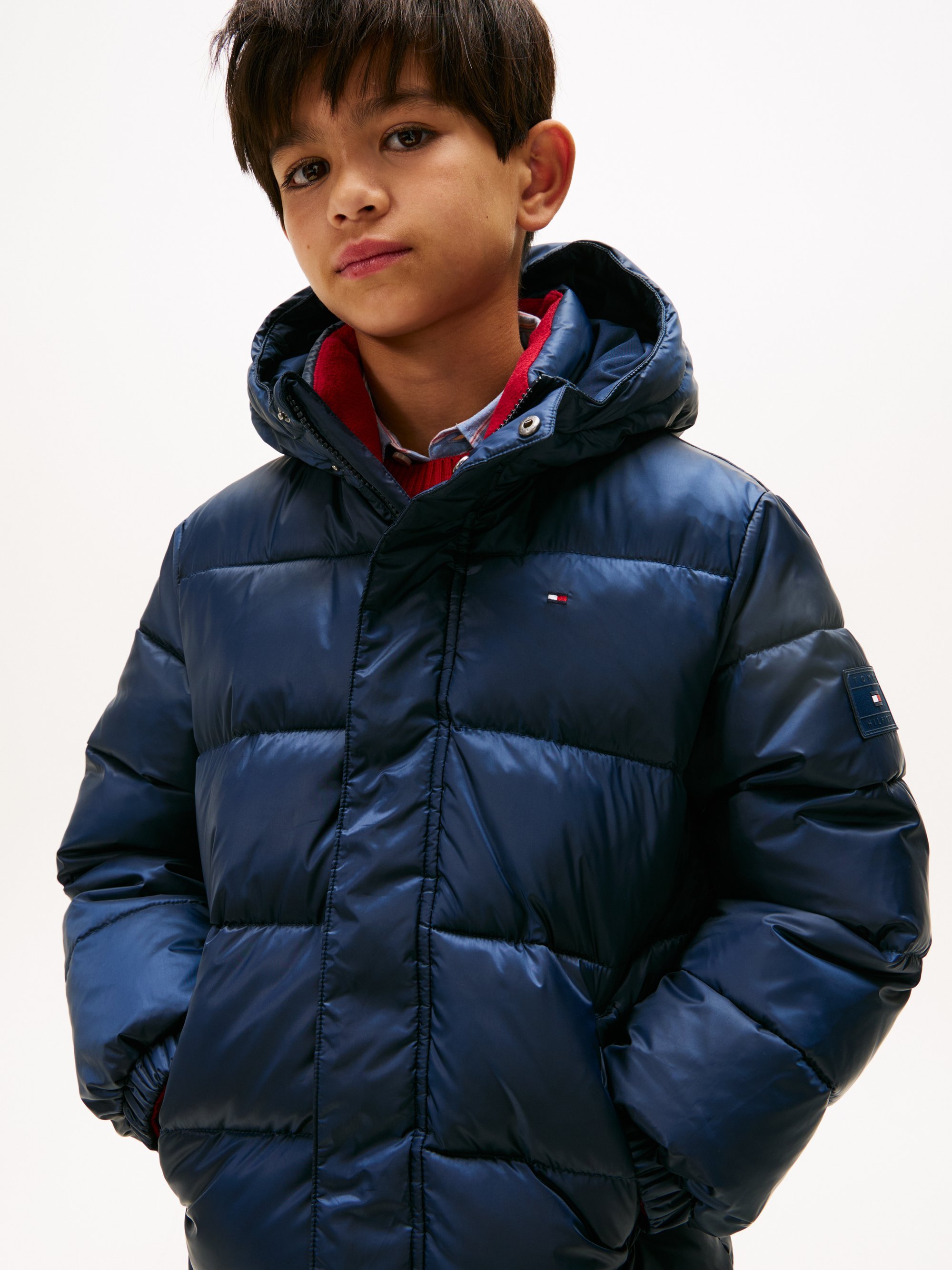 Tommy Hilfiger ESSENTIAL UNISEX - Zimska jakna - tamnoplava