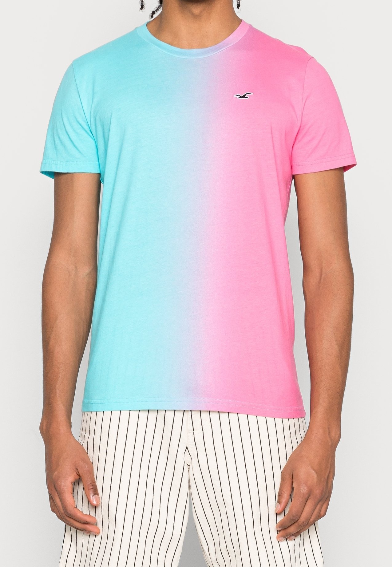 Hollister Co. T-skjorte med trykk - blå