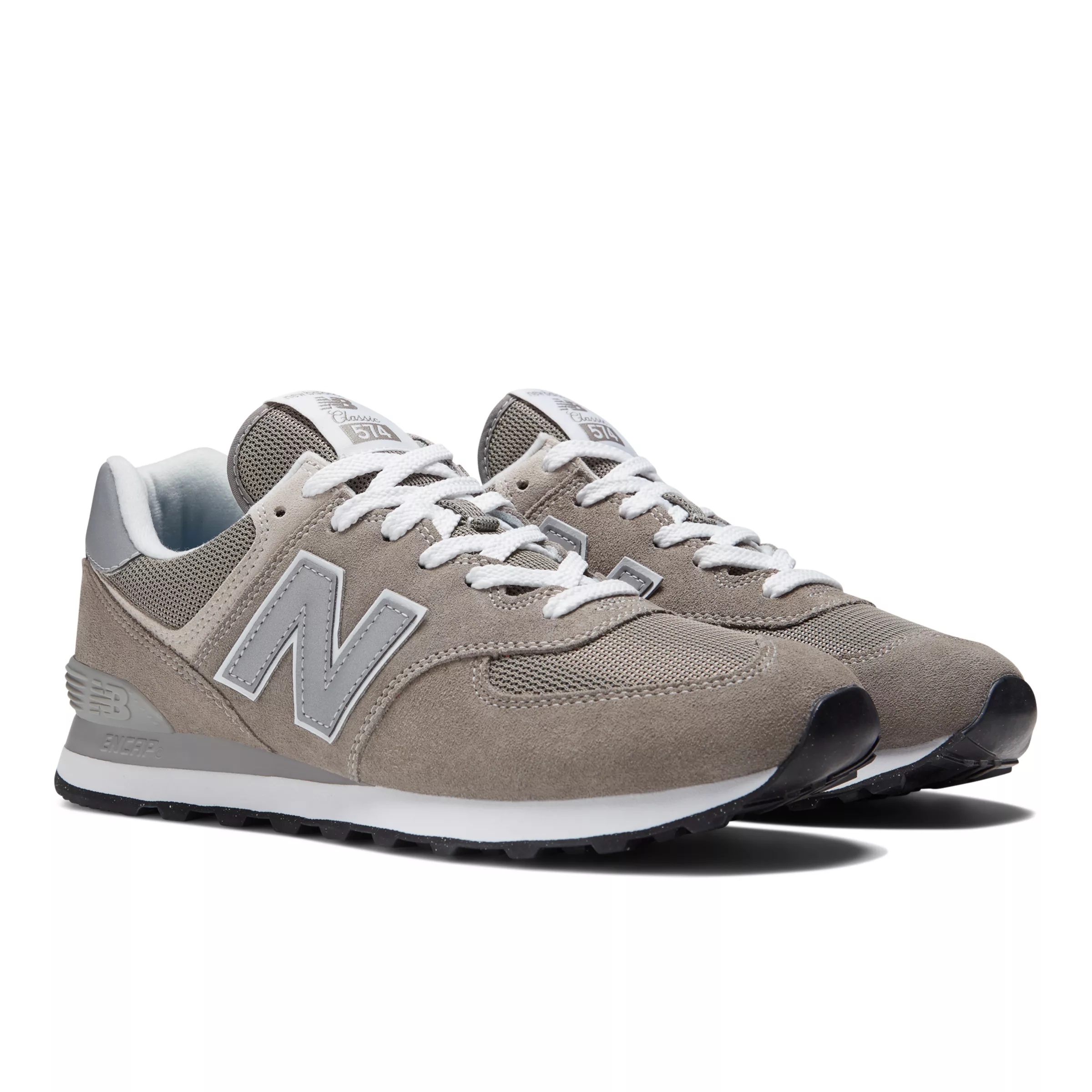 574 Core Grey with White