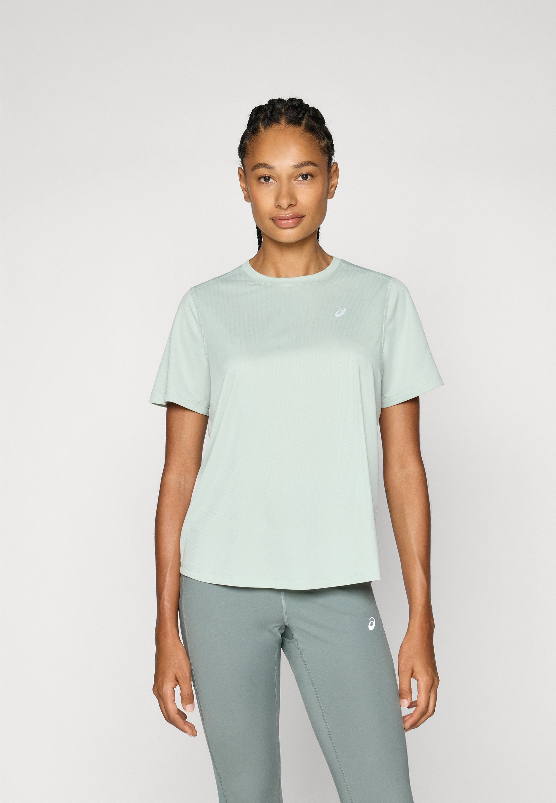 ASICS CORE TOP - T-shirt sportiva - lichene roccioso