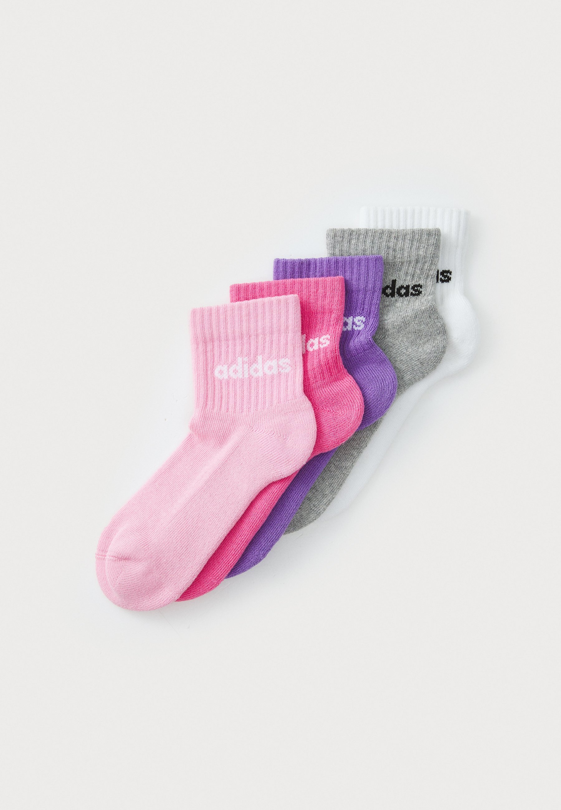 adidas Performance UNISEX 5-PACK - Sportsokken - true pink/pink fusion/violet fusion/medium grey heather