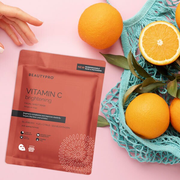Beautypro C-vitaminos bőrvilágosító arcmaszk 22ml