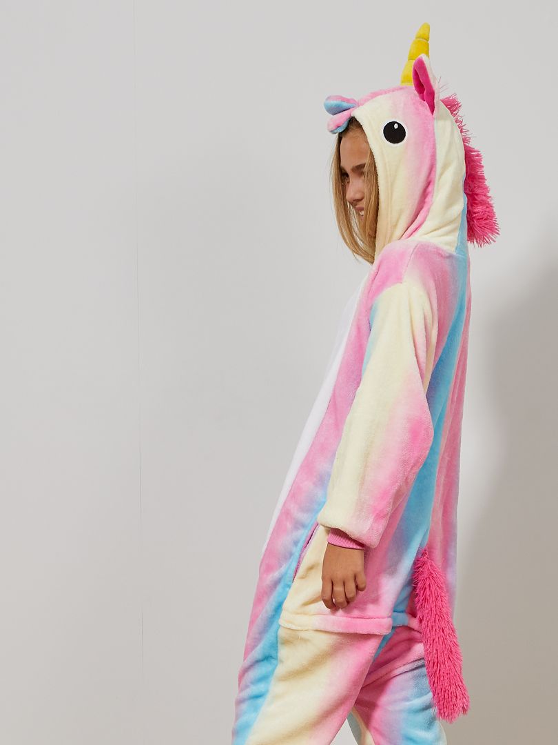 Eenhoorn jumpsuit kostuum - Meerkleurig