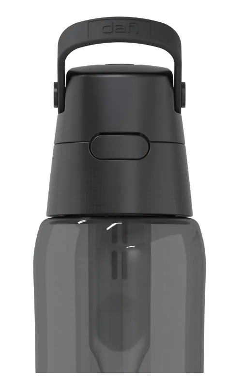 Dafi Solid Fitmania Black 0,7l - Butelka z wkładem filrtującym