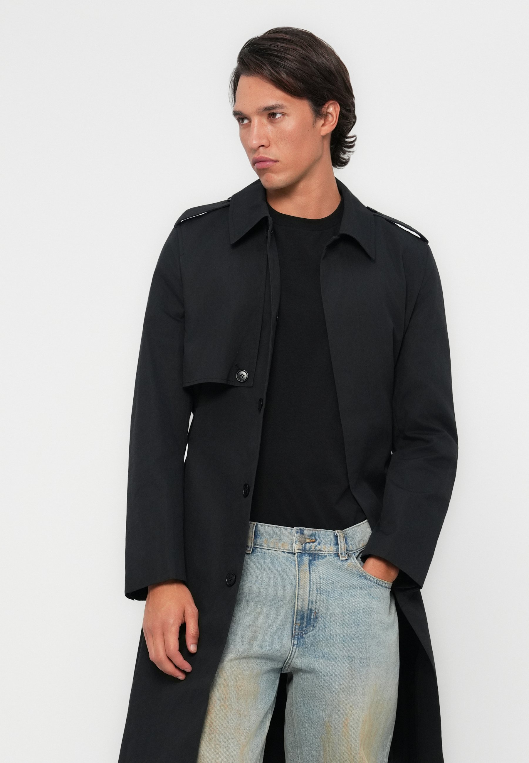 AllSaints BASTILLE - Trenchcoat - zwart
