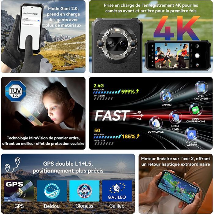 Blackview BL9000 Pro - Smartphone 5G incassable 6,78