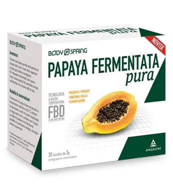 BODY SPRING Body Spring Pure Gefermenteerde Papaja 30 Zakjes Antioxidant Voedingssupplement