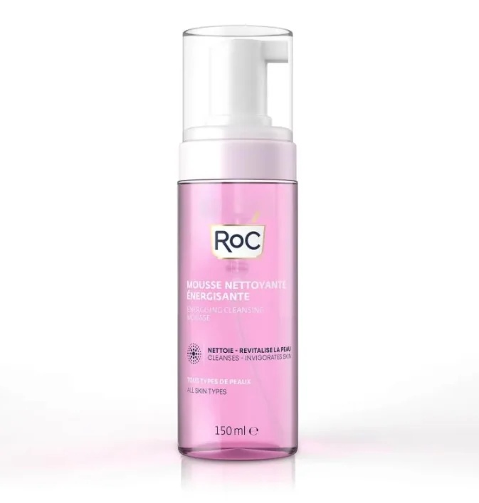 ROC RoC Nettoyants Mousse Nettoyante Énergisante Visage 150 ml Élimine les impuretés